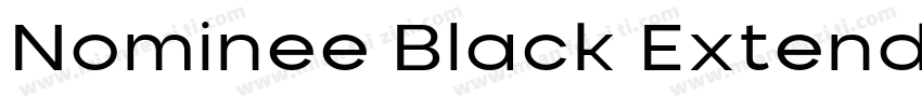 Nominee Black Extended Italic字体转换